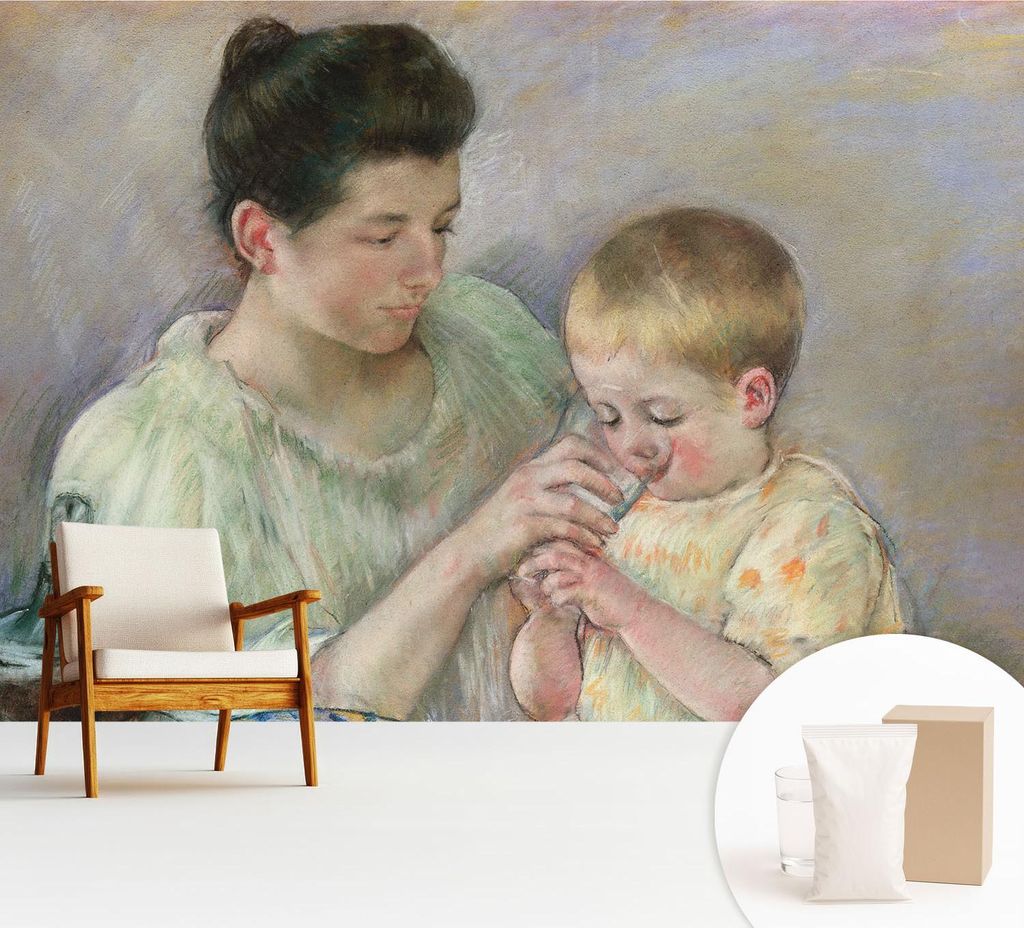 Fototapete - 312x219 cm - Tapete - Wandtapete - Wandbilder - Dekofolie - Tapete Folie - Wand - Dekoration - Wohnzimmer - Elterliche Fürsorge