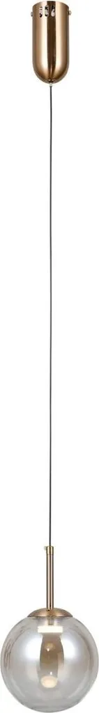 Lampada LED VELADA PND-34381-1-HBR Italux | Sospensione Ottone Design