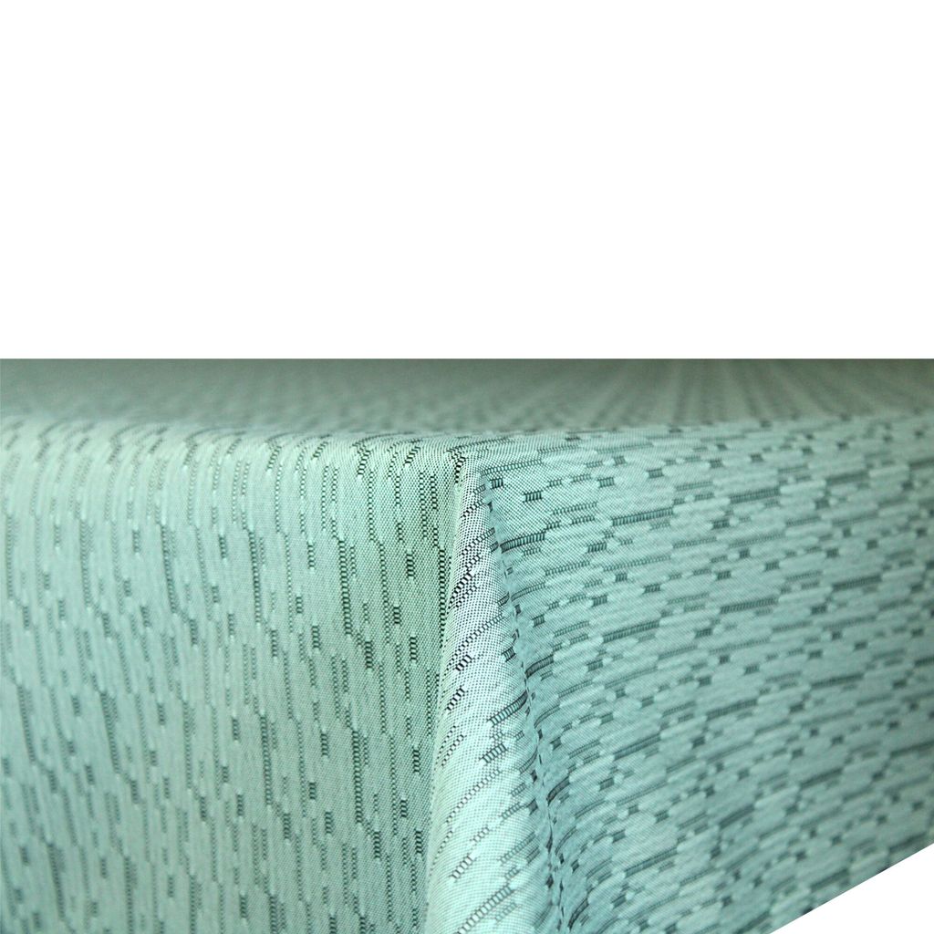Tischdecke Outdoor 130x160 cm Mint Jacquard wasserabweisend Garten Terrasse Balkon