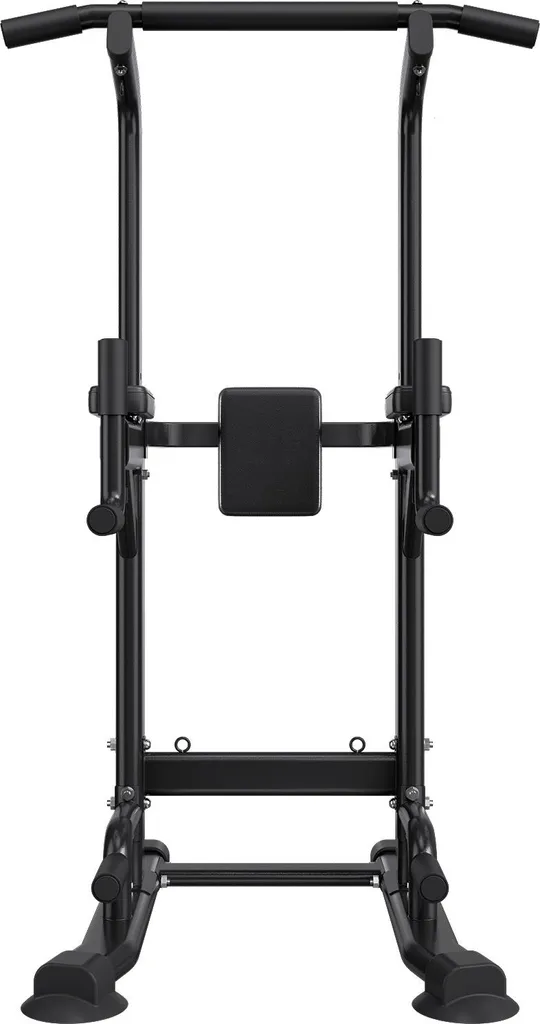 Chaise romaine réglable avec barre de traction et station dips intégrée
