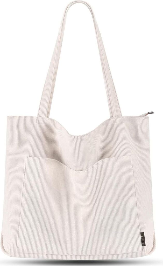 Handtasche Damen Tote Bag Shopper Groß Umhängetasche Cord Produktbild 