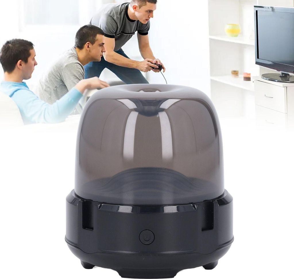 4-in-1-Controller-Wechseldock für Switch Pro, runde USB-Schnelllade-RGB-Lichtstation, Schwarz