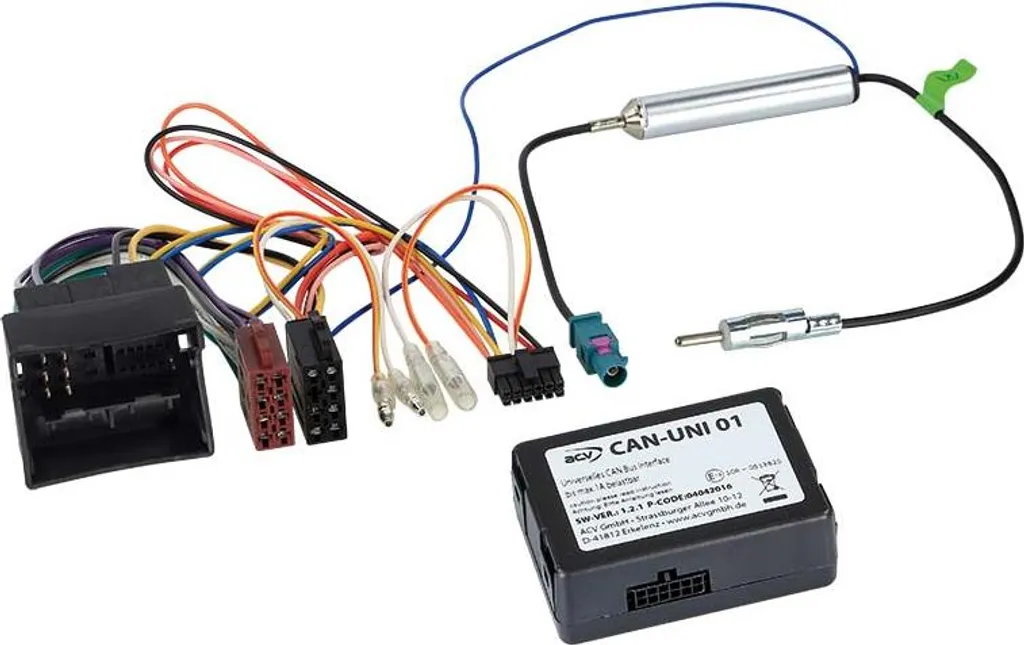 Faisceau CAN-Bus VW Nouveau Quadlock vers ISO avec Adaptateur DIN