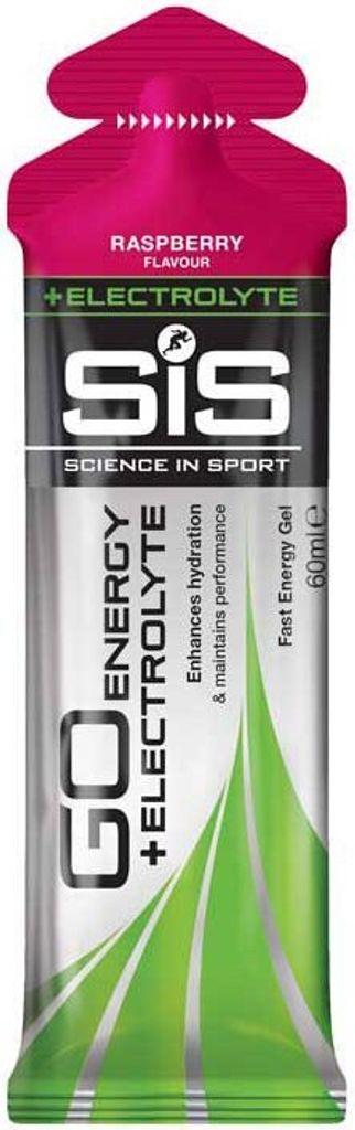 Sis Go Energy Electrolite, 60 ml, 30 gels, frambozensmaak Productafbeelding 
