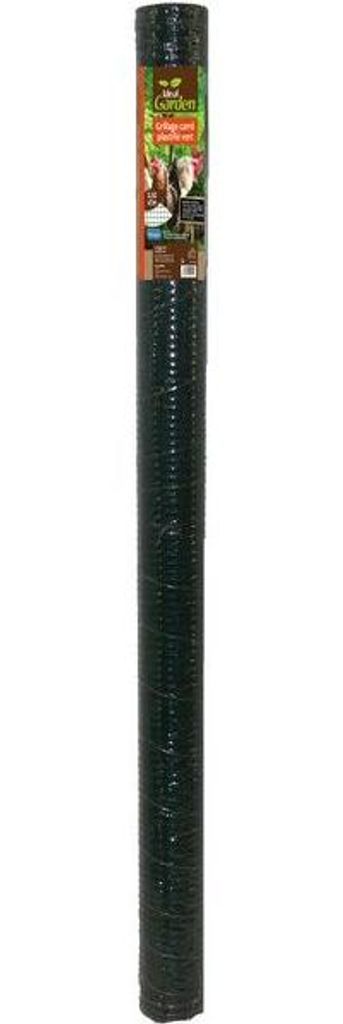 Grüner geschweißter Tierzaun, H.1 x B.3 m, Maschenweite H.6 x B.6,4 mm