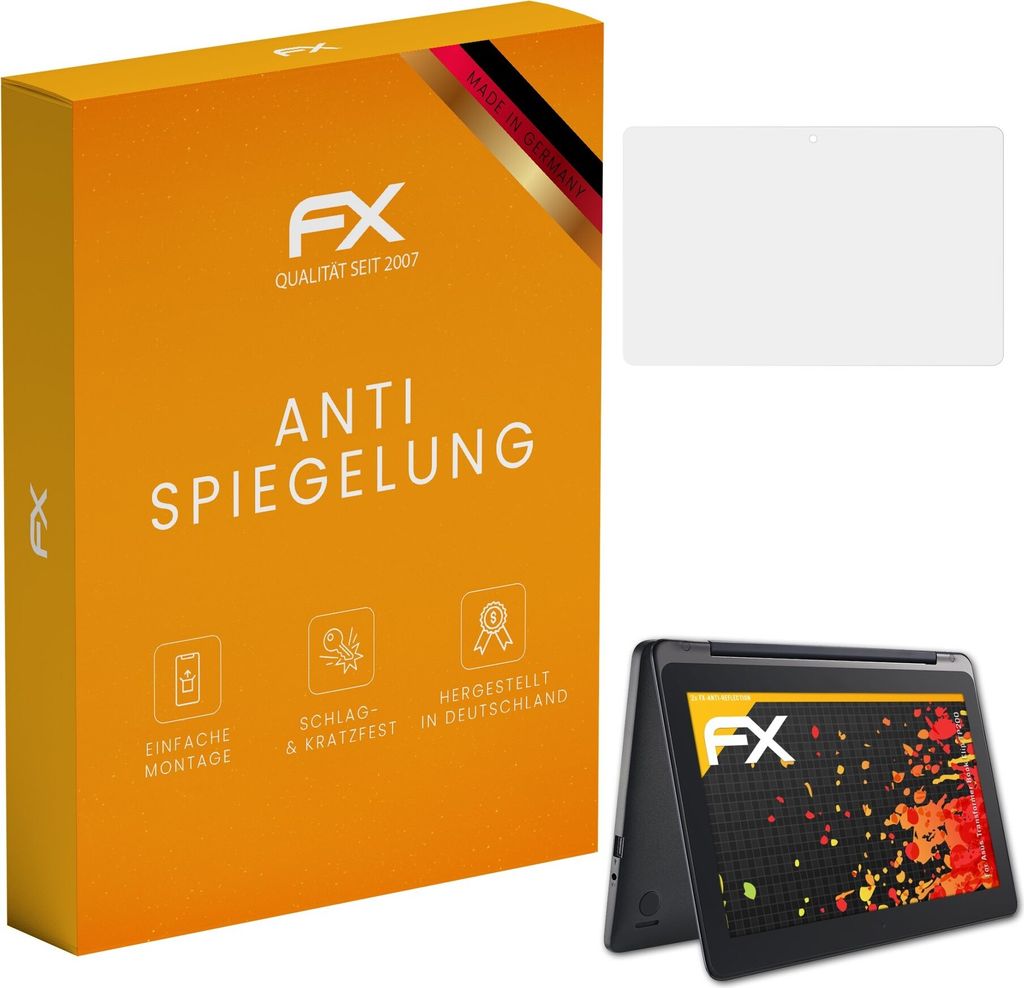 atFoliX FX-Antireflex 2x Schutzfolie kompatibel mit Asus Transformer Book Flip (TP200) Displayfolie