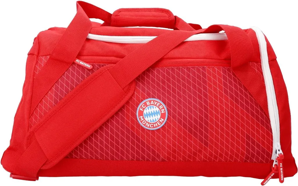 FC Bayern München I borsa sportiva borsa da viaggio piccola unisex rosso Capacità: 35 litri