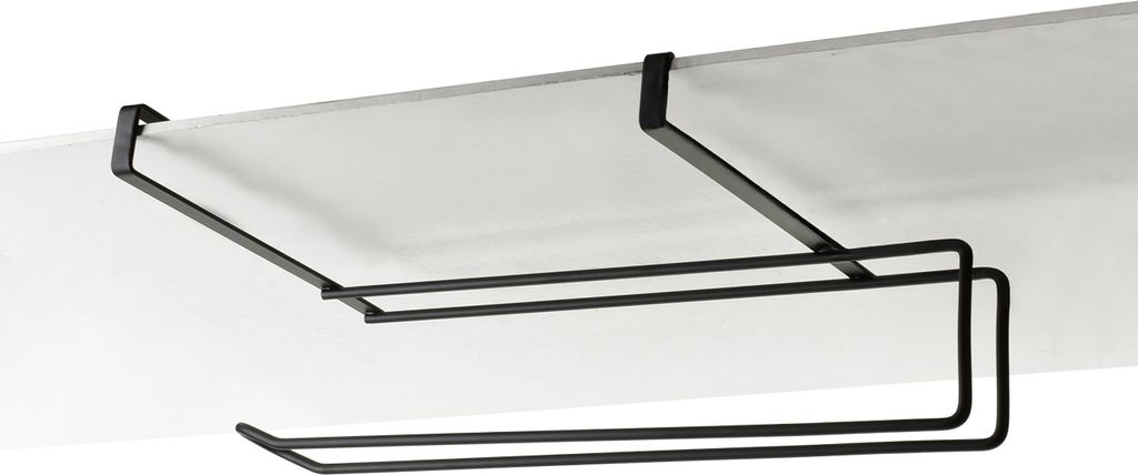 Papierhandtuchhalter Metall Modern Kitchen MODERN KITCHEN 34,5 x 10,6 x 17,7 cm Mattschwarz 1 Stk.