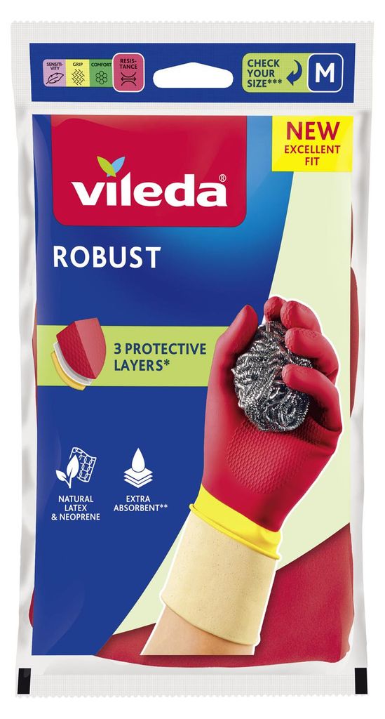 Guanti Vileda Robust Medium Immagine del prodotto 