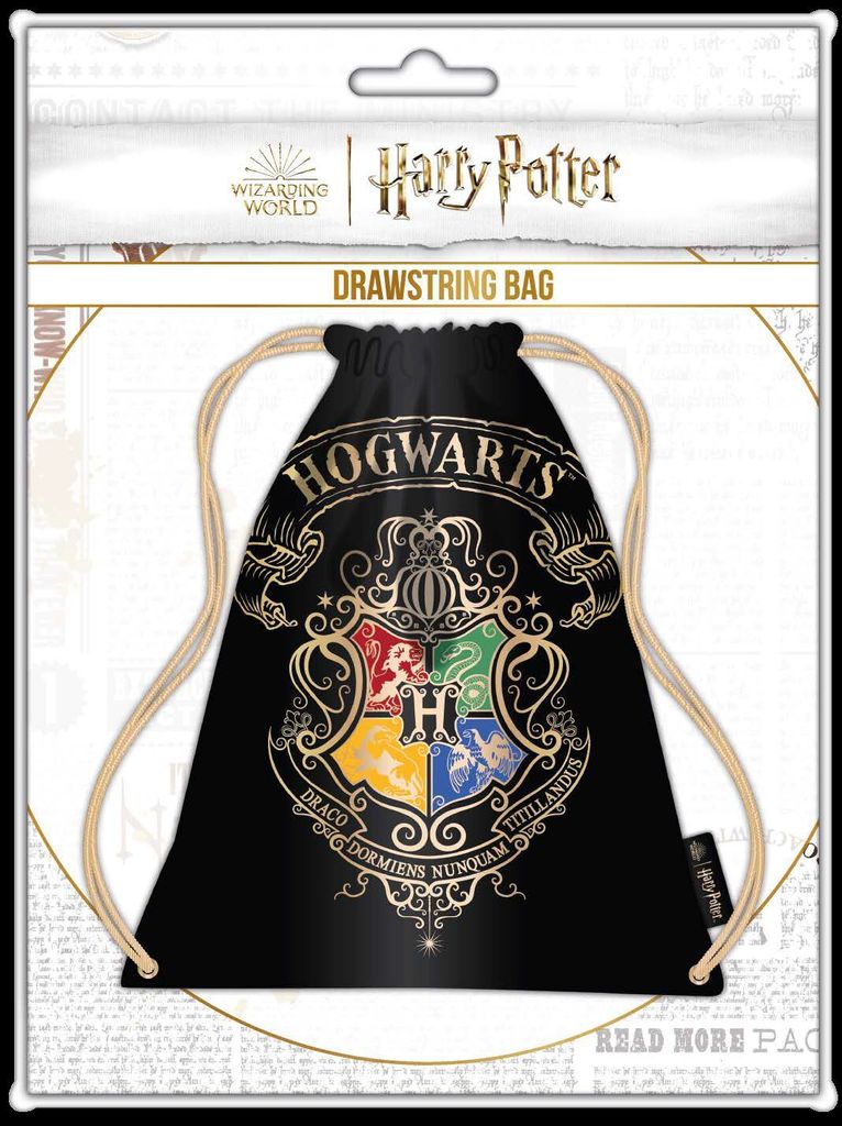 Offizieller Harry Potter Kordelzugbeutel Uni für Schule, Produktbild 