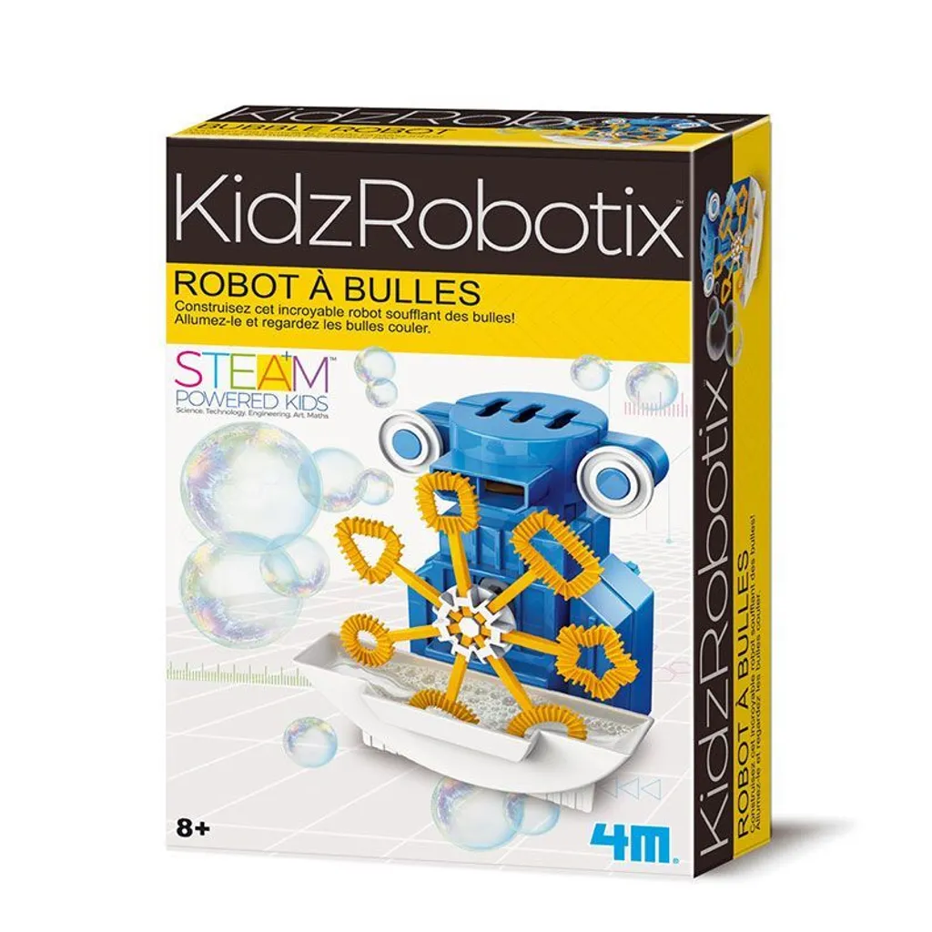 Robot Souffleur de Bulles 4M - Jeu Éducatif et Scientifique pour Enfants