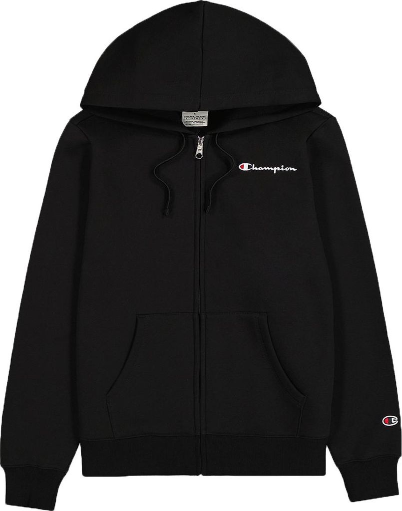 Champion Damen Basic Basic Hooded Sweatjacke 117531 schwarz : XL : schwarz Farbe: schwarz Größe: XL