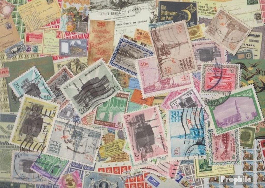 Briefmarken Saudi-Arabien 25 verschiedene Marken Produktbild 