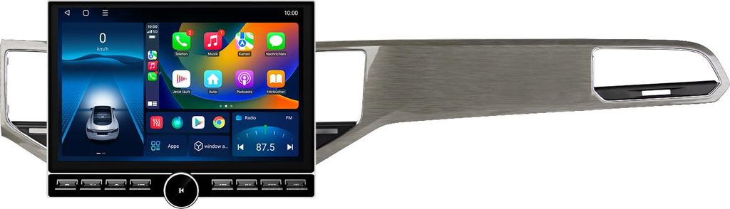 Android Autoradio 13 Zoll 128GB für VW Golf Sportsvan 2016-2019 CarPlay Android Auto Navi Bluetooth DAB+ Rückfahrkamera