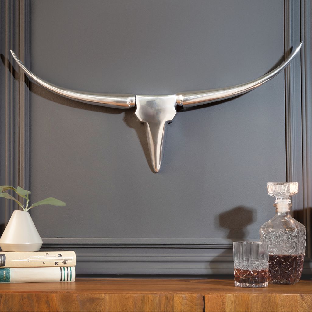 riess-ambiente Design Accessoire BULL 75cm Wanddekoration Produktbild