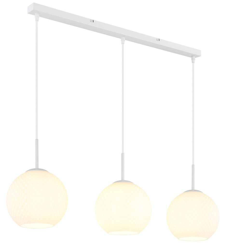 3-lichts hanglamp Andre wit Productafbeelding 