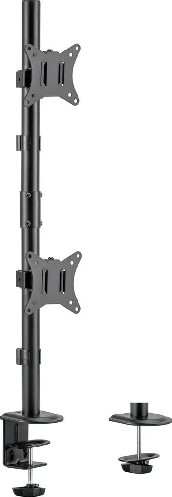 Monitorhalterung Arm DE30 Pylon für 17-32 Zoll Monitore, 18 kg, Tischdurchführung, neigbar, schwenkbar, drehbar, VESA 75x75/100x100