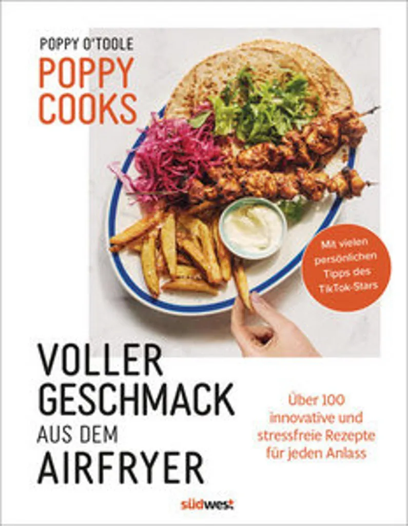 Livre de Recettes Airfryer Poppy Cooks pour des Plats Savoureux et Croustillants