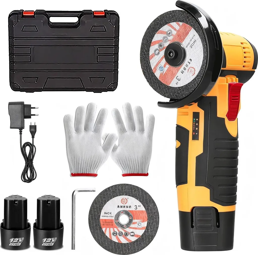 Mini meuleuse 12V sans fil : finissez-en avec les outils lourds et câblés