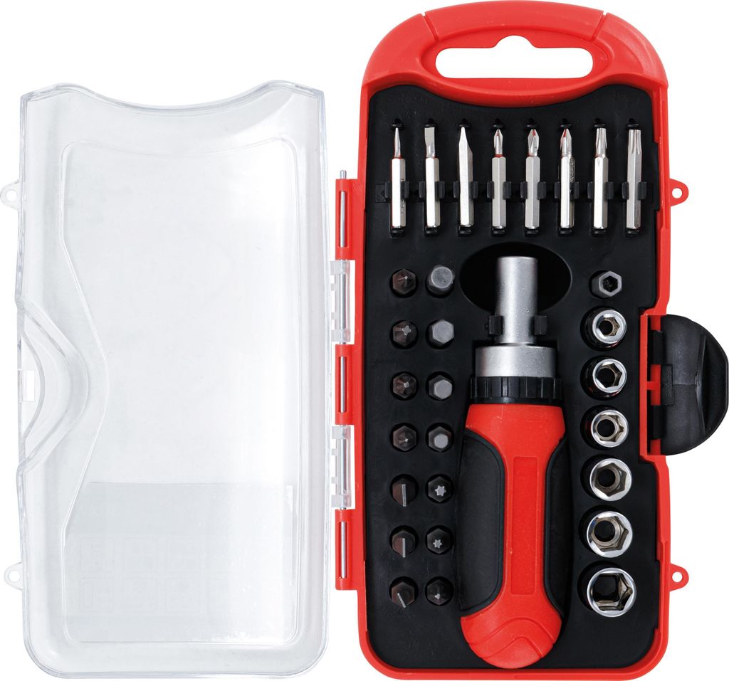 BGS technic Bit / Socket Set, Chrom-Vanadium-Stahl, 380 mm, 380 g