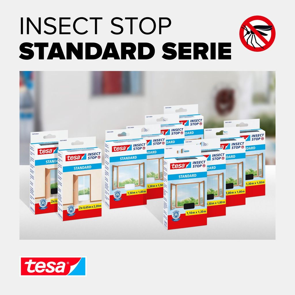 TESA 55672-21, 1500 mm, 1300 mm, Anthrazit Produktbild 