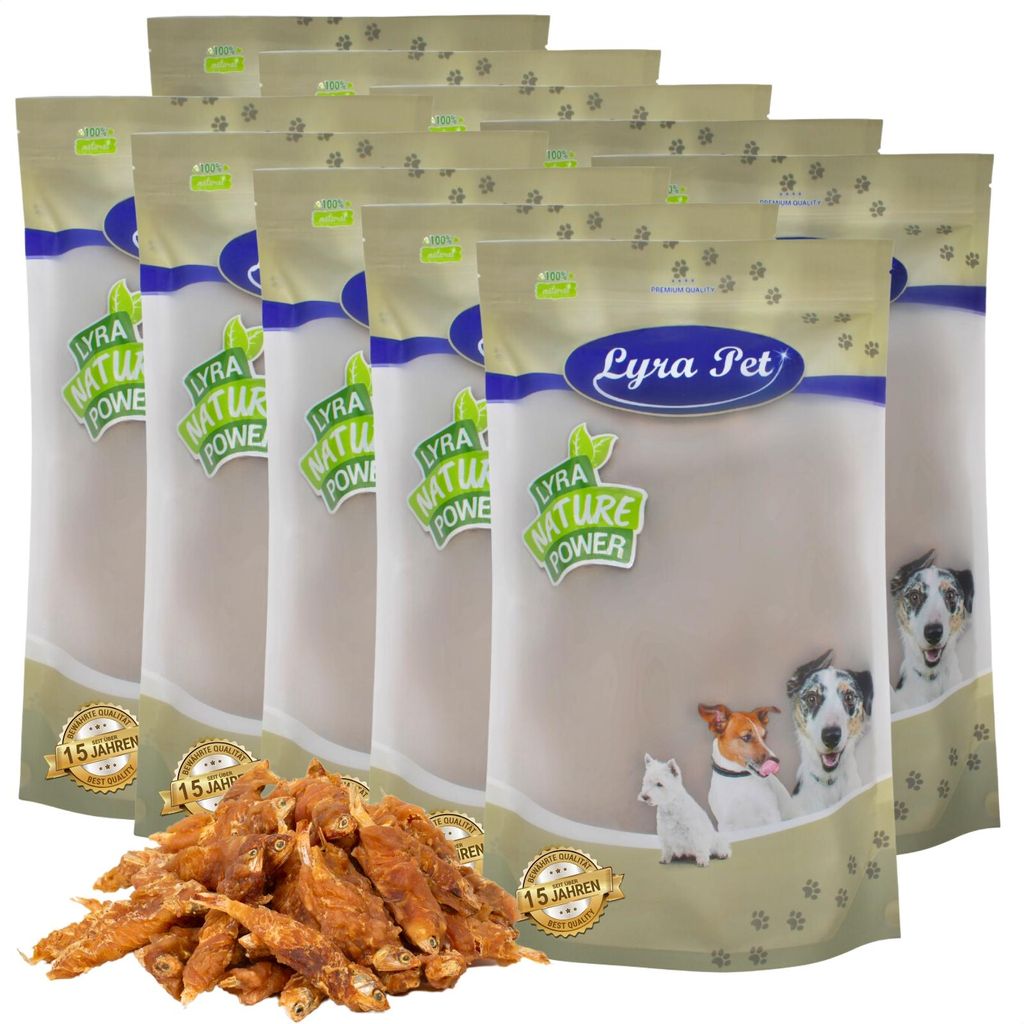 10 kg Lyra Pet® Wrap mit Hühnerfleisch und Fisch Produktbild 
