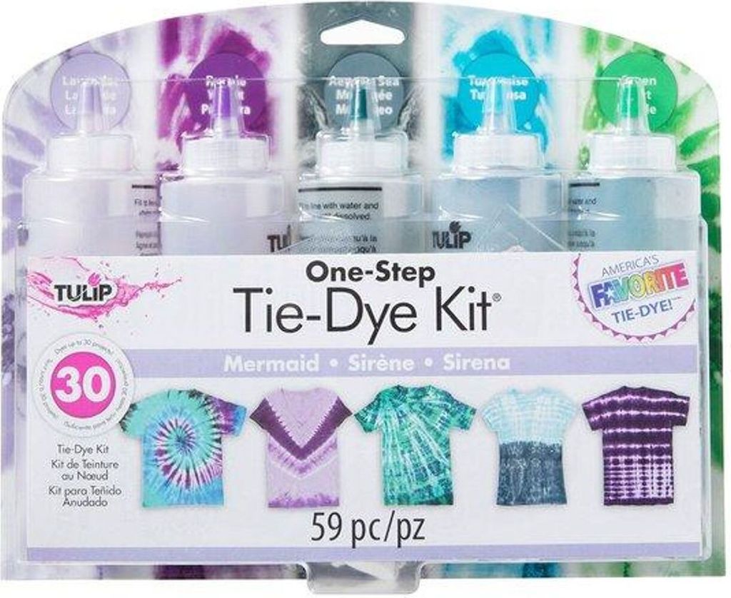 Tulip Tie-Dye Kit Mermaid - Komplettes Set zum Textilfärben