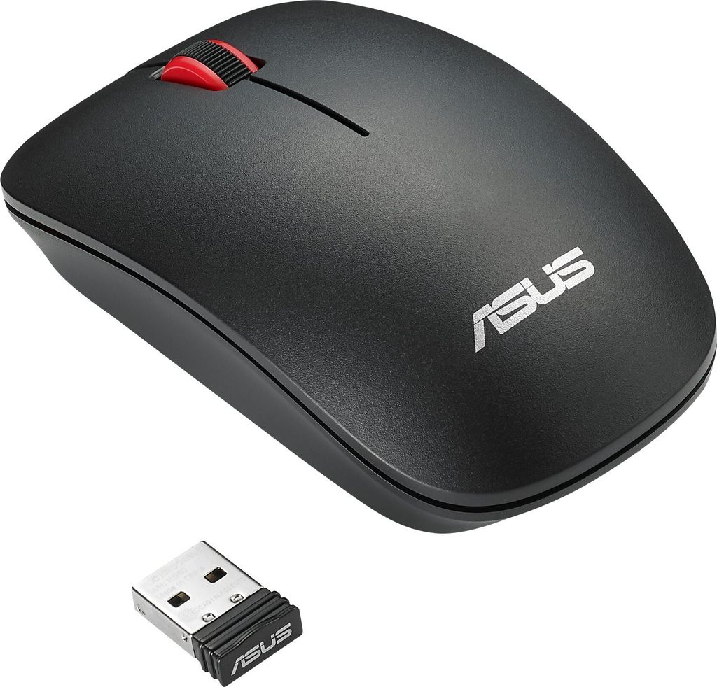 Asus | WT300 RF | Optische Maus | Schwarz/Rot Produktbild 