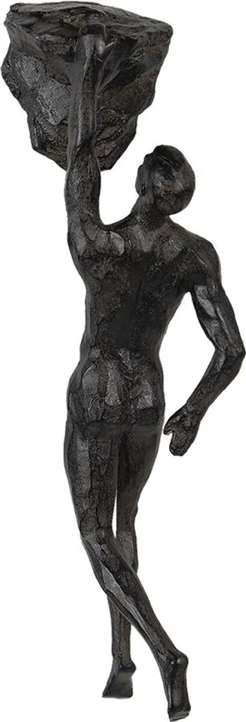 Figurine Homme Design Marron 32cm en Résine Synthétique Clayre & Eef