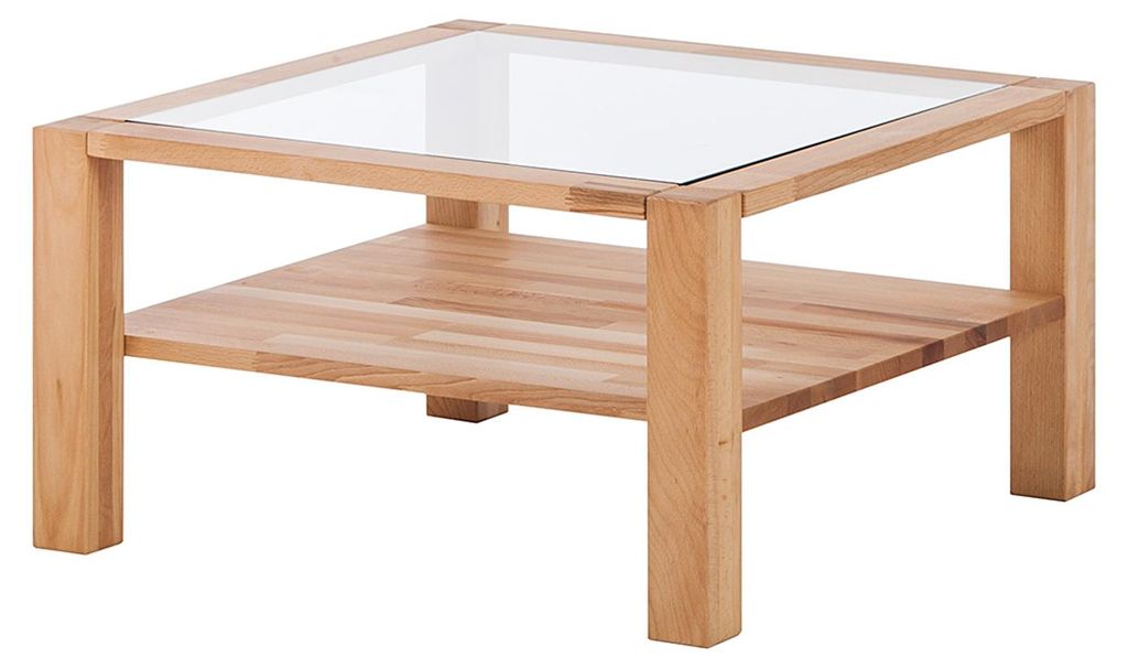home24 Couchtisch - Kernbuche Massiv - Geölt Produktbild 