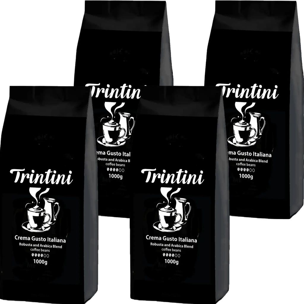 Trintini Crema Gusto Italiana Kaffeebohnen 4x1000g Produktbild 