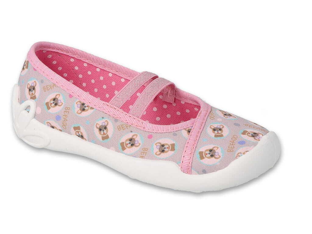 Ballerinas Hausschuhe Befado Blanca 116X325 rosa Hunde