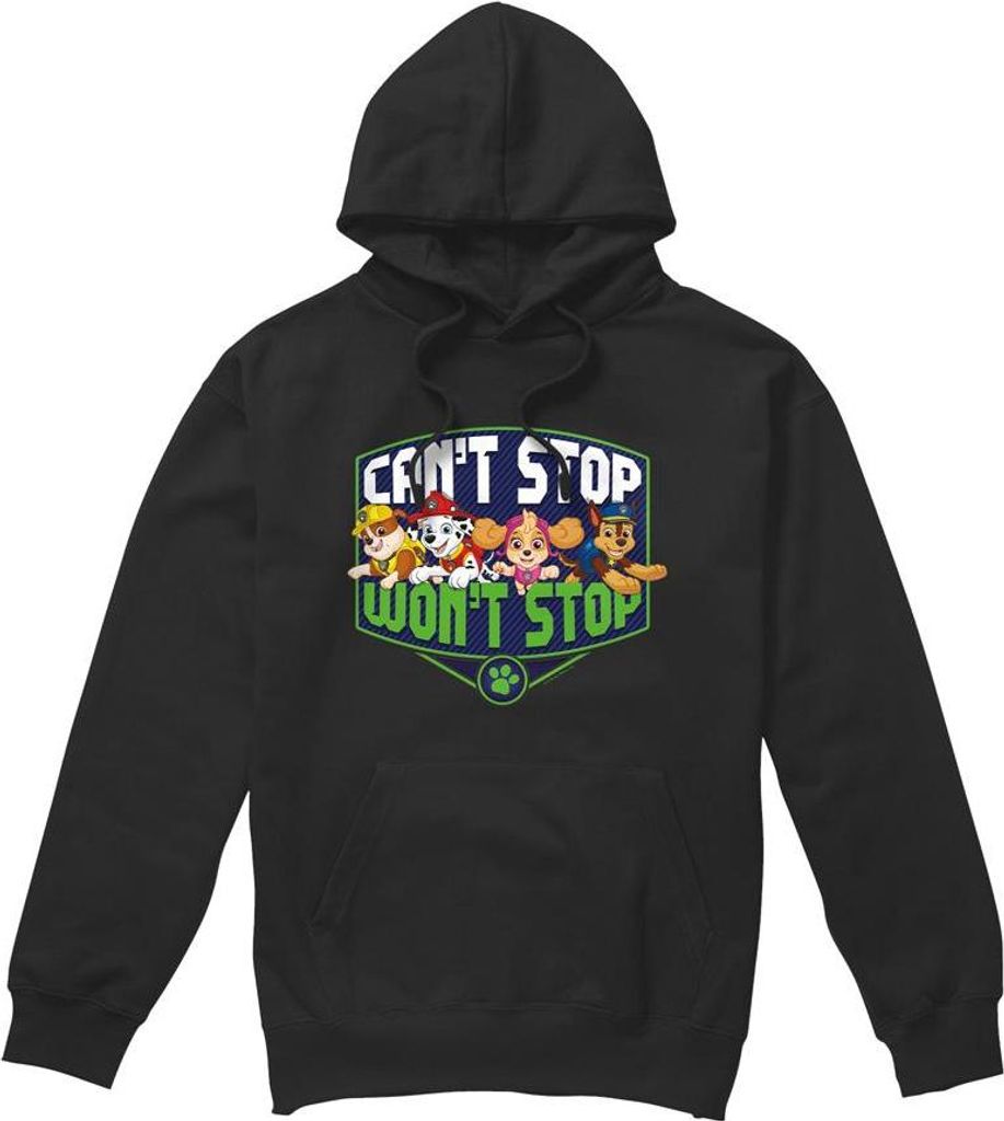 Paw Patrol - "Can't Stop Won't Stop" Kapuzenpullover für Herren TV8900 (L) (Schwarz)