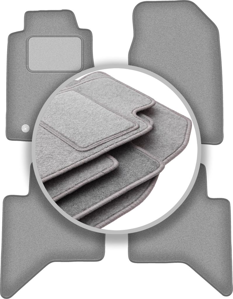 Graue Automatten für: Isuzu D-MAX II Pickup (2011-)