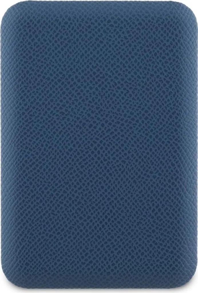 Batterie MagSafe 5000mah Guess avec logo triangle grainé bleu chic