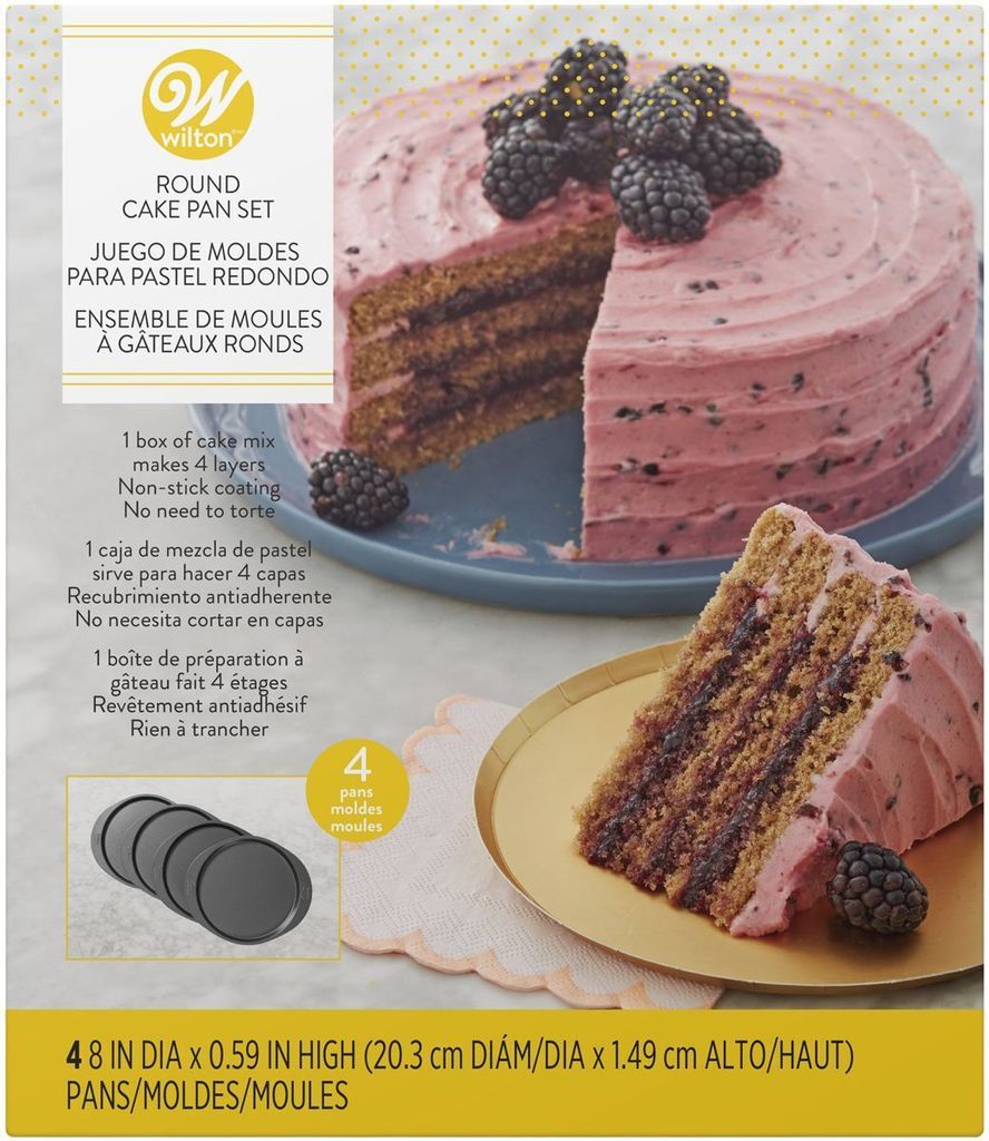 Wilton Set de moules Easy Layers Ø20cm 4-pièces Image du produit 