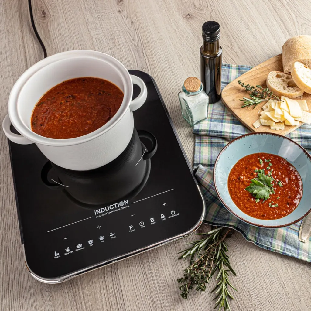 Plaque de Cuisson Mobile Induction 2000W pour Camping et Studio - 16