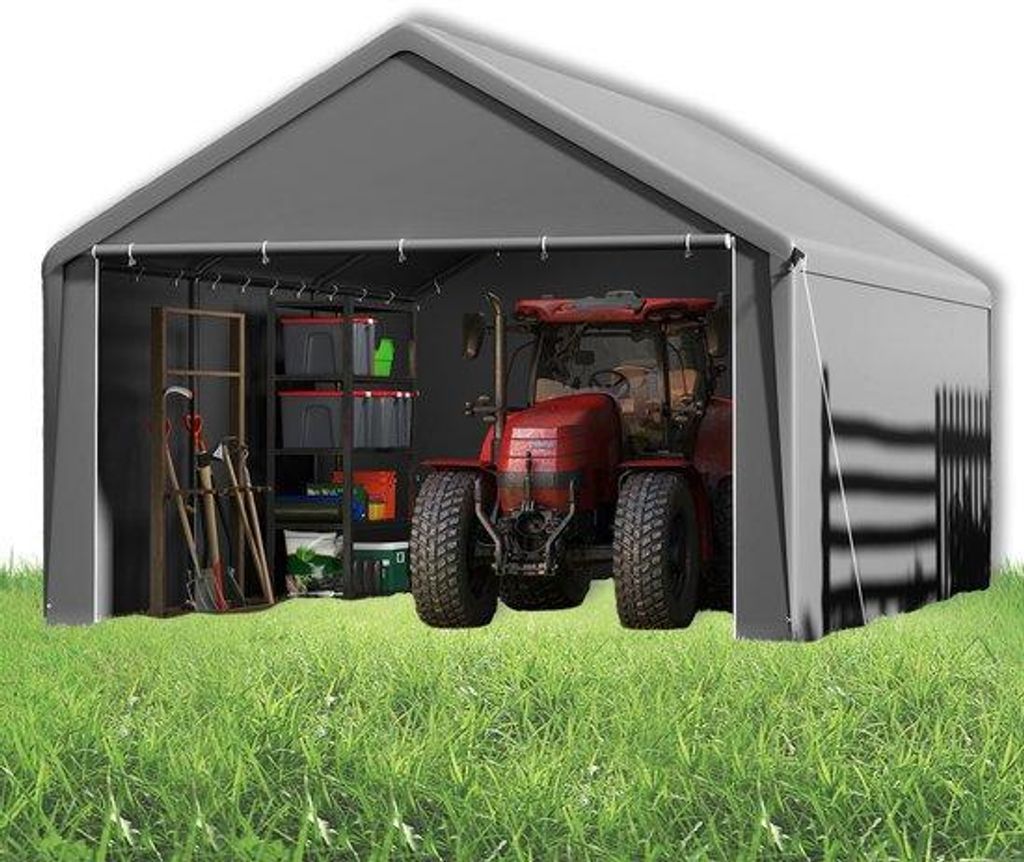 Grosses, UV-beständiges Carportdach, Auto- und Produktbild 