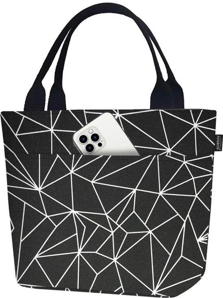 Petite boîte à lunch isotherme 10 L noire - Lunch bag compact étanche