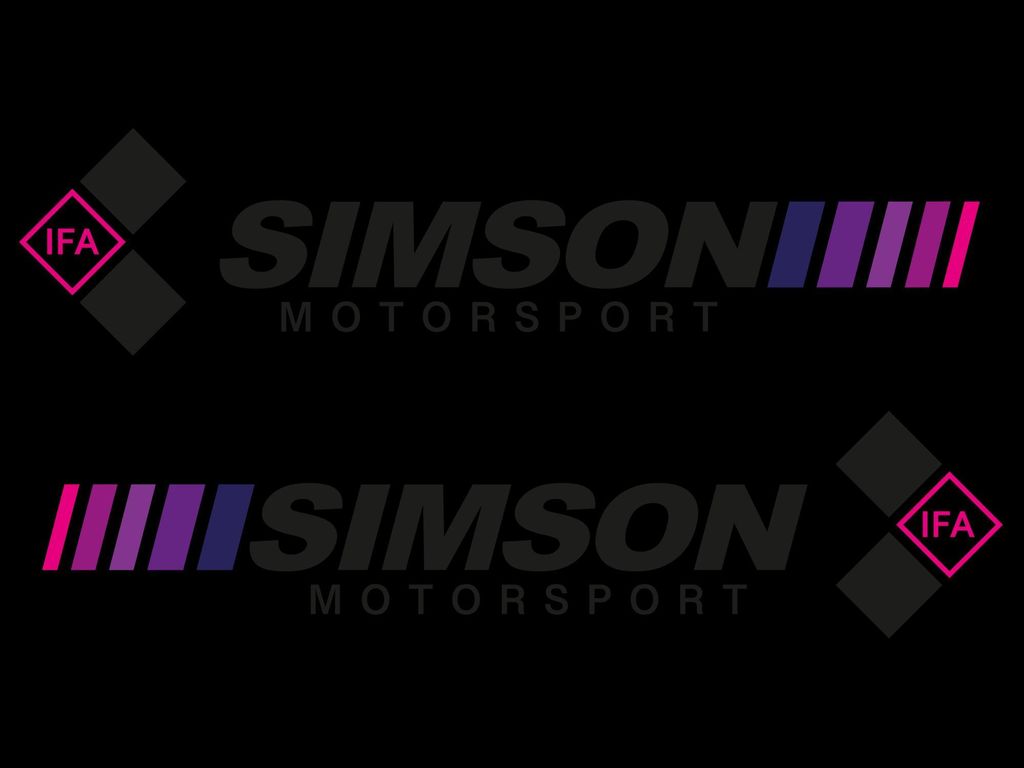 Set: Réservoir de film adhésif UV "Simson Motorsport" - Image du produit 
