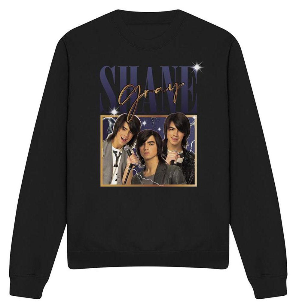 Camp Rock - Sweatshirt für Herren/Damen Uni TV34259 (L) (Schwarz)