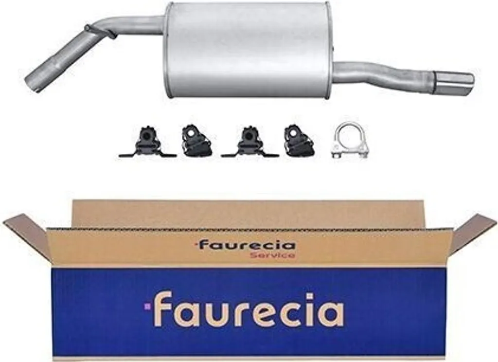 Silencieux d'échappement HELLA 8LD 366 032-071 pour Peugeot 207 SW