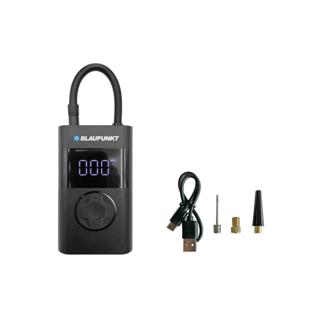 Gonfleur de Pneu Portable Blaupunkt Idéal pour Voyage en Voiture et Cyclisme