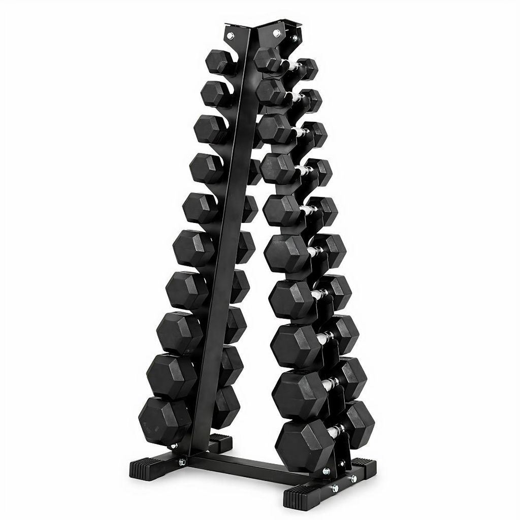 Zestaw sztang PH Fitness Hexa 1–10 kg (10 par) z pionowym Zdjęcie produktu 