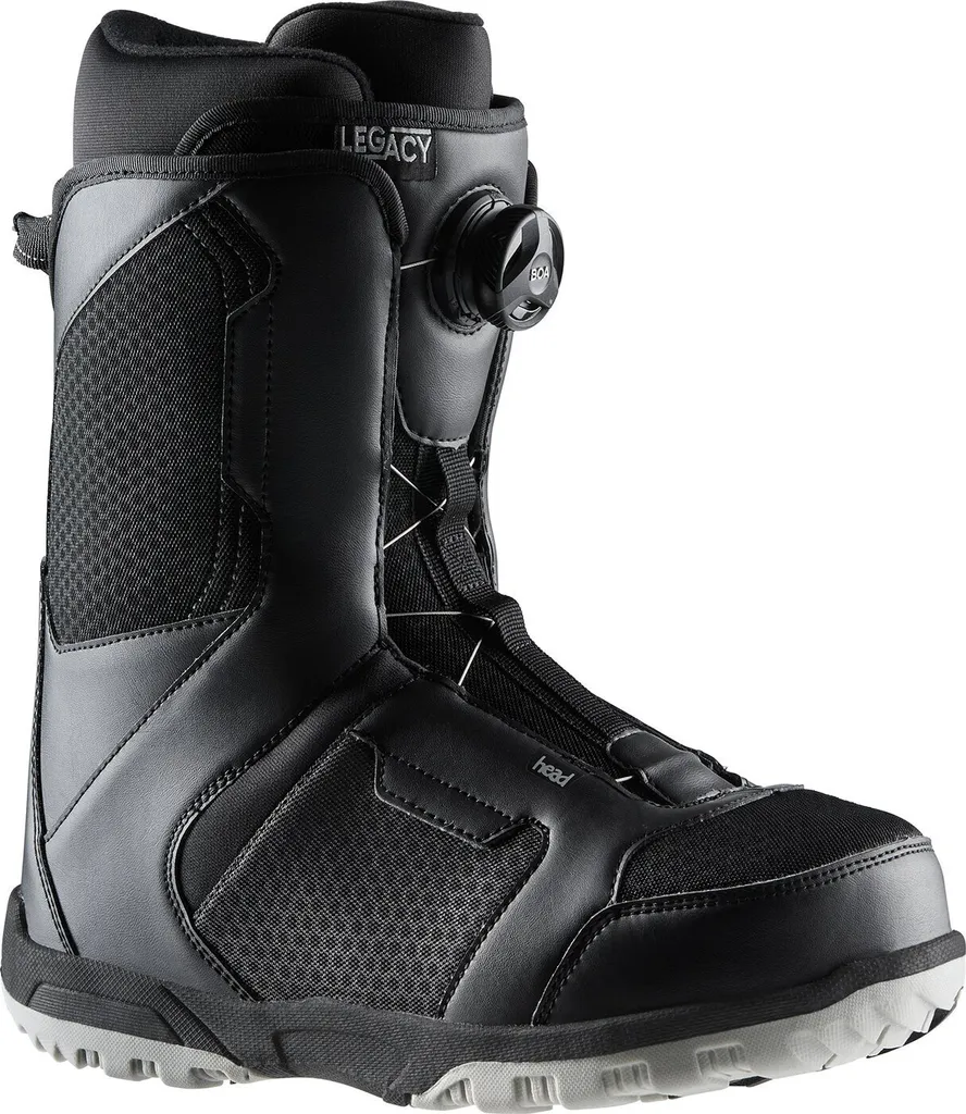 Bottes de Snowboard HEAD Legacy Boa Noires en Taille 38 Homme