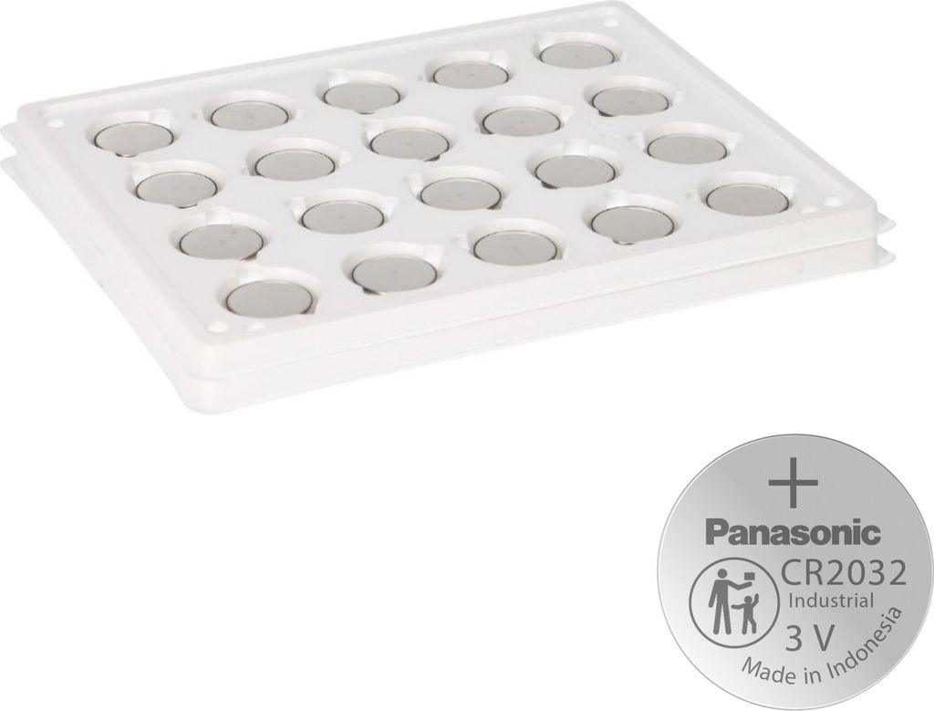 40x Panasonic CR2032 Batterie Lithium Knopfzelle CR2032BS Bulk