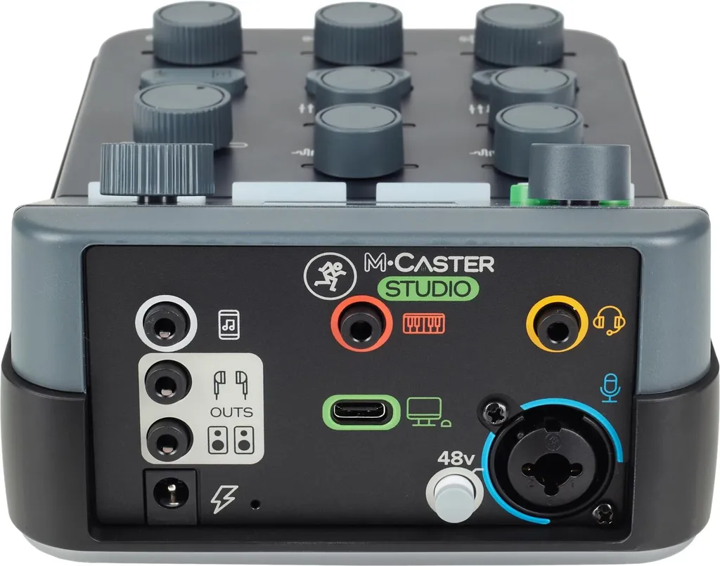 Console de mixage pour podcast Mackie M-Caster Studio direct Twitch - 10