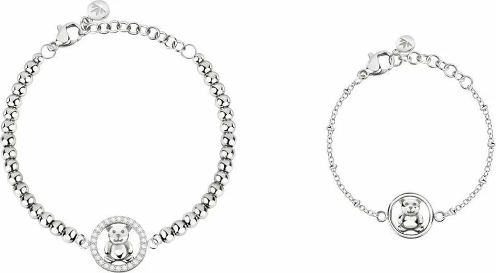Bracelet Morellato SASW03 acier inoxydable et pierres scintillantes