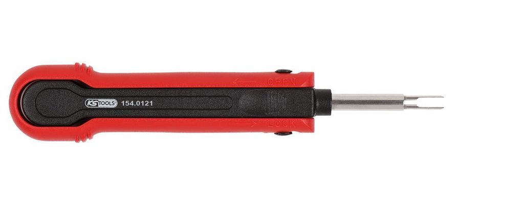 KS Tools Entriegelungswerkzeug für Flachstecker/Flachsteckhülsen 2,8 mm (AMP Tyco MCP)
