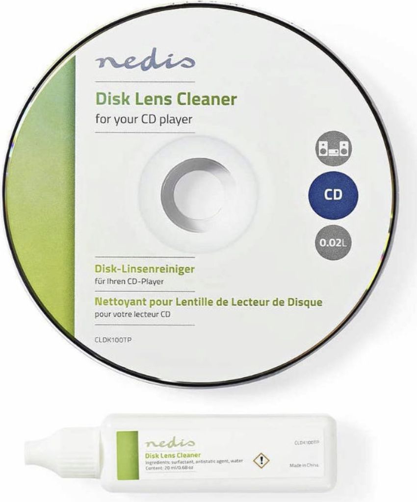 Nedis Čistič čoček CD | Čistící disk | 20 ml | Kaufland.cz
